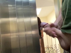 ELEVATOR ADVENTURE Neighbor Milf returns from party and she can't resist!