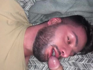 Sucking Uncut Latino Cock