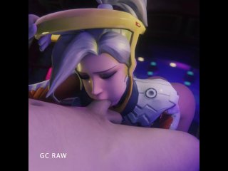 Mercy Relaxing_Romantic Blowjob. GCRaw. Overwatch