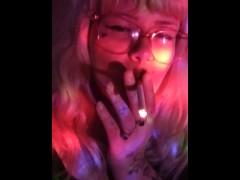 Smoking before getting fucked 