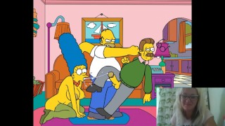 Threesome Simpson Family
