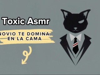 Novio te domina_en la cama [ASMR] [Audio_Erótico para mujer] [Voz de hombre]