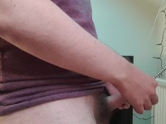 Fucking my cock with urethral sound