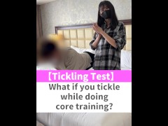 What if you tickle while doing core training?♡ #shorts