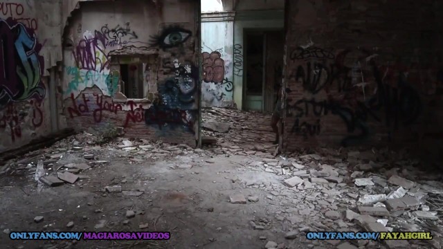 Punk Lesbian Sex Outdoors - I found these crazy girls in an abandoned building