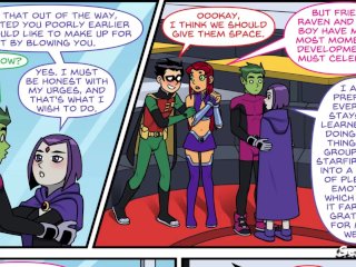 Teen Titans EmotionalSickness Pt. 6 - Full Swap Orgy at the Tower_HQ