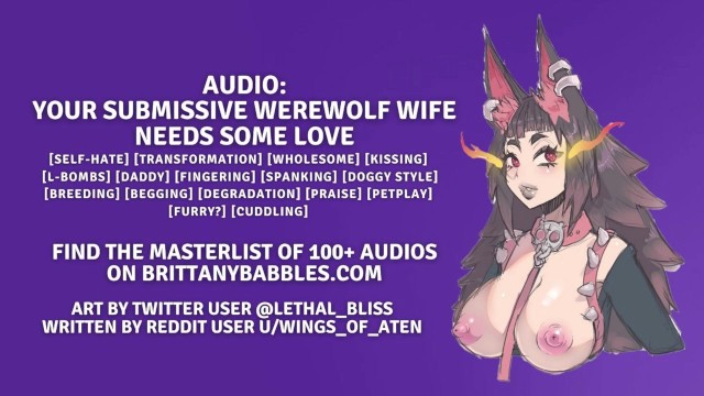 640px x 360px - Audio: your Submissive Werewolf Wife needs some Love - Pornhub.com