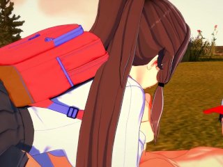 Pokemon Hentai - Hilda Touko Blowjob With Red