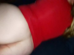 Blonde Pawg in Red Dress Getting Fucked Pt. 1