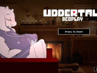 Undertale Bedplay [Rule 34 Hentai Pornplay] Ass Spanked And Amazing Huge Boobs Titjob