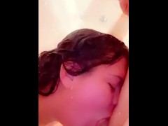 First blowjob naked