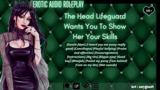 Lifeguard The Head Lifeguard Wants You To Show Her Your Skills Cum On My Big Tits Audio Roleplay