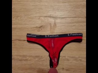 Cum On Another Red Panties
