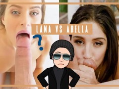 Lana Rhoades VS Abella Danger  Reacción a las mejores estrellas porno con PADRINO