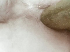 zucchini in the anus