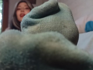 Your girlfriend afternoondirty socks JOI