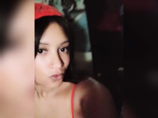Pretty Faced Mixed Girl Teases And Pleases Herself