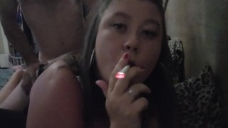 Smoking Fetish Part 2 Concludes With A Cumshot