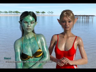 Callisto #16Threesome With Two Hot Alien_Chicks On Vacation