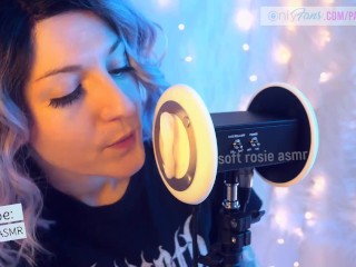 SFW ASMR Rare Mouth Sounds with_Delay - PASTEL ROSIE Amateur Youtuber - Trippy Ear_Tease Tingles