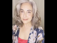 Playing With My Silver Hair