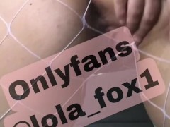 stockings mesh on my pussy fuck me on my onlyfans lola_fox1