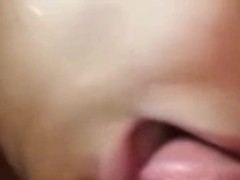 Eager Blindfolded Slut Takes Stranger's Load On Her Face And Wants To Keep On Sucking
