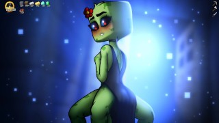 Visual Novel Loveskysanhentai's Minecraft Horny Craft Part 6 A Really Hot Creeper Babe