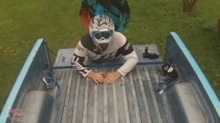 Breeding In Moto Gear Getting Fucked And Pissed On