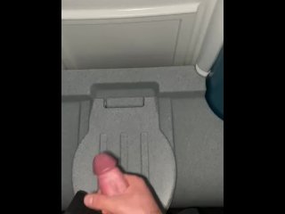 Masturbation In Public Toilet On The Party