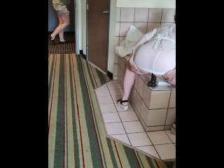 I Got Caught Fucking A Big Black Dildo In My Hotel