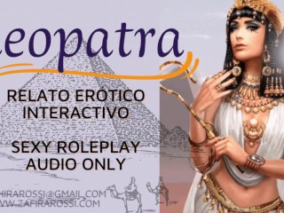 Asmr RoleplayFollando a CLEOPATRA Audio Only PREVIEW EXCLUSIVA Relato Completo_20 min Femdom