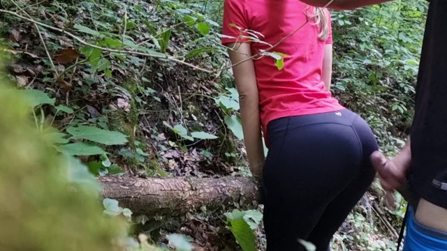 She Begged me to Cum on her Big Ass in Yoga Pants while Hiking, almost got  Caught - Pornhub.com
