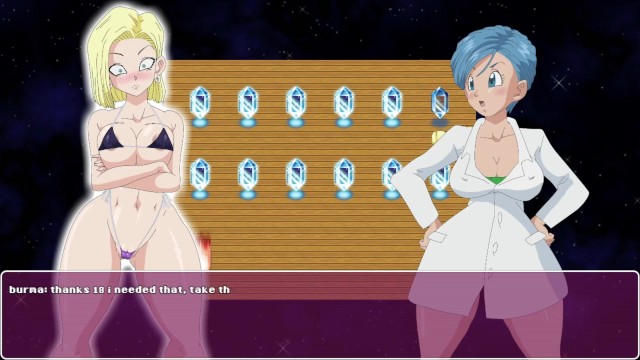 Android 18 Quest for the Balls - Enjoying Bulma