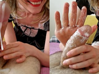 Ruined Orgasm Keep Jerking Off After He Cum Twice Have Fun With His Milking Cock - Sheila Moore