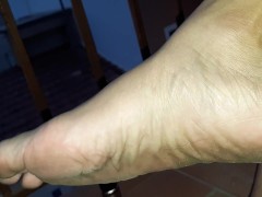 My dirty feet soles!!