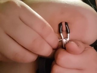 Playing With My Juicy Tits While My Boyfriend Is Not Home