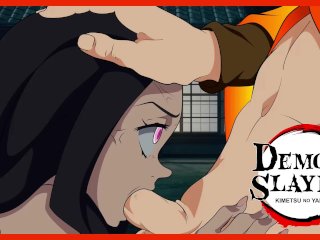 Nezuko Gives Zenitsu A Blowjob! (Demon Slayer/Kimetsu No Yaiba)