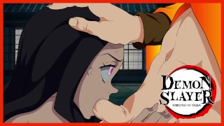 DEMON SLAYER KIMETSU NO YAIBA IS GIVEN TO ZENITSU BY NEZUKO