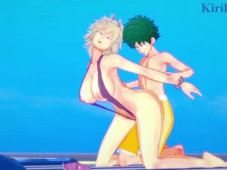 Mitsuki Bakugo_and Izuku Midoriya Have Intense Sex on the Beach. - My Hero AcademiaHentai