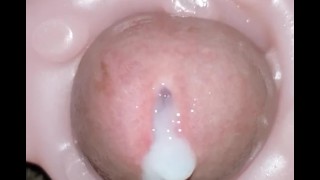 Old Toy Cumshot In Extreme Closeup