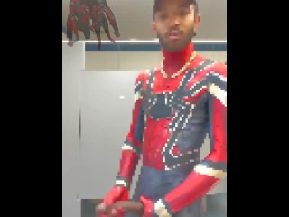 Spidey Shooting Cum Webs