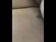 On the brand new couch he makes me cum 