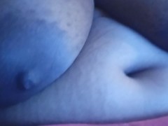 Playing with my nipples