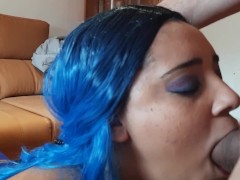 losing bet paid with blowjob