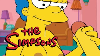 THE Simpsons' MARGE ASSISTS BART WITH A HANDJOB