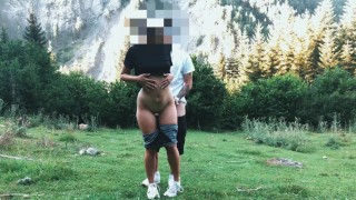 Outdoor In The Forest A Big Ass Student Fucked Standing Doggystyle