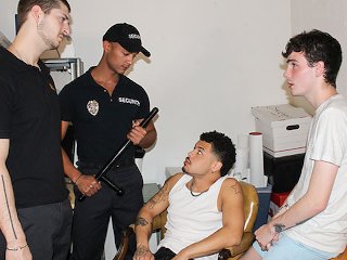 Young Perps - Officers Aj Sloan & Christian Ryder Discipline Pervy Boys For Being Naughty In Public