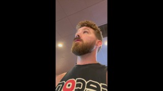 Making A Starbucks Order With A Massive Butt Plug Up My A