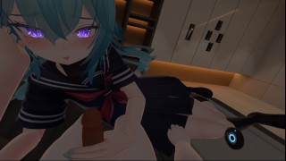 Masturbate After School Lassmate Came To Me In Uniform ERP Vrchat FPV Skirt School Form Hentai